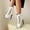White, variant on EQWLJWE Women's Peep Toe Mesh Stiletto High Heels Ankle Boots Lace Up Summer Fishnet Open-toe Sandals Booties