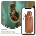 thumbnail image 4 of Anti-shock Lighter PU Leather Cover with Windproof Cap Outdoor Cooking Hiking BBQ Igniter Case Protector, 4 of 10