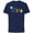 Navy, variant on Disney Mickey Mouse Legend - Short Sleeve Cotton T-Shirt for Adults - Customized-Black