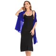 thumbnail image 2 of Chiffon Shawls Scarves Wraps for Bridal Wedding Party Evening Dress, 2 of 3