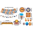 thumbnail image 4 of Dart Party Supplies,162pcs Dart Birthday Decorations Tableware Set - Dart Party Plates Cups Napkins Tablecloth&Dart Balloons Banner Cake Topper, 4 of 5