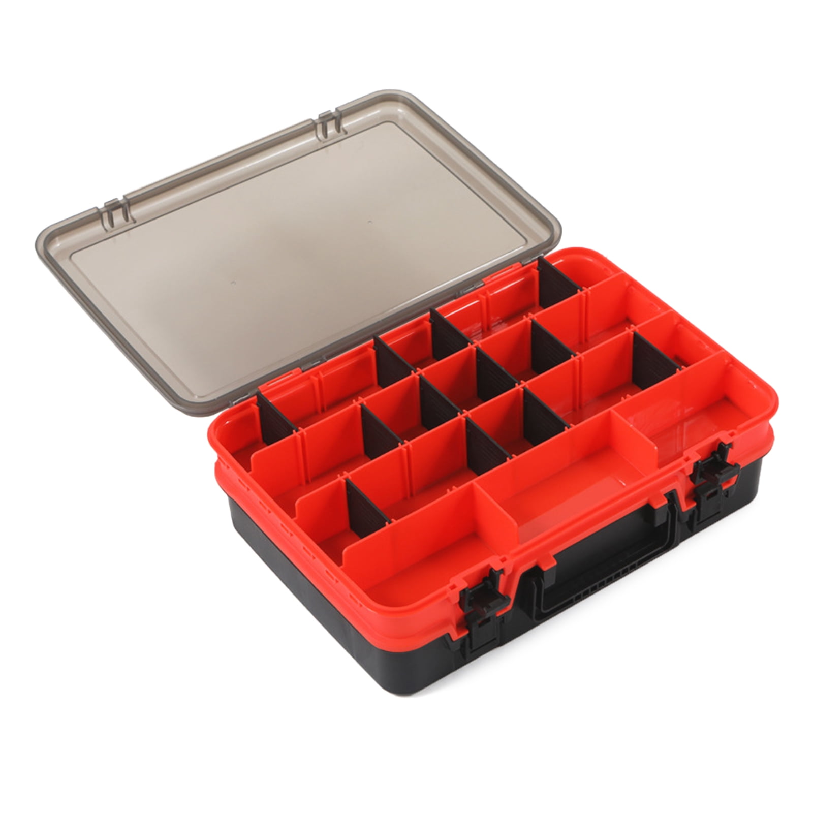 Tackle Box Double Layer Fishing Lures Baits Hook Storage Container Case Multiple Compartment Fishing Tackle Storage Box