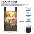 thumbnail image 7 of COEQINE Hummingbird Crutch Case Flower Storage Organizer for Underarm Crutches Broken Foot Underarm Crutch Pouch Versatile Walking Cane Pouch Fits Adult & Youth Crutches, 7 of 7