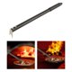thumbnail image 5 of Tenedores giratorios para pizza, suministros de cocina resistentes y ligeros, utensilios para hornear con mango de aleación de aluminio Negro Macarena Tenedor de pizza, 5 of 8
