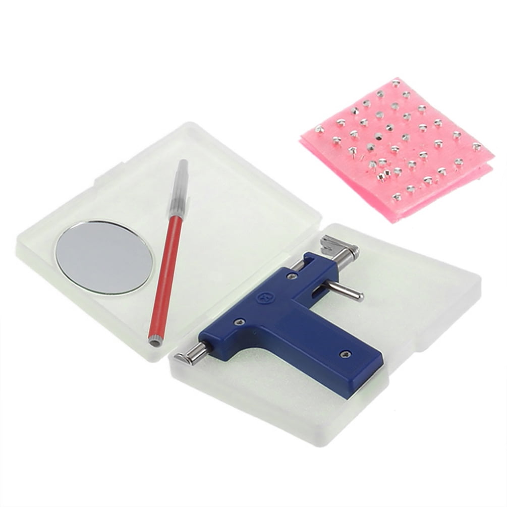 How To Use Walmart Ear Piercing Kit Tragus Piercing with Walmart Gun