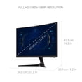 thumbnail image 5 of ViewSonic VX2418C 24 Inch 1080p 1ms 180Hz Curved Gaming Monitor with FreeSync Premium, Eye Care, HDMI and DisplayPort, 5 of 5