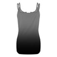 thumbnail image 5 of up to 60% off Gifts wycnly Womens Tank Tops Plus Size Sexy Slim Going out Spaghetti Strap Tops Cami Shirts Summer Trendy Gradient Print U-Neck Sleeveless Shirts Blouse Gray s, 5 of 5
