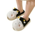 thumbnail image 3 of WOYY Big Boys House Slippers Cartoon Dinosaur Non Shoes Comfortable Warm Shoes, 3 of 5