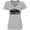 AC-Heather Grey, variant on Inktastic Kansas City Skyline Grunge Women's V-Neck T-Shirt