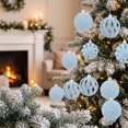 thumbnail image 6 of Qwtwty 12 Pcs Christmas Tree Decorations Ornament Set, Shatterproof Christmas Decorations Hanging Baubles Set for Indoor Outdoor Holiday Wedding Party Decor, 6 of 7