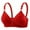 Red, variant on Hrsba Womens Plus Size Bra,Woman Color Comfortable Hollow Out Perspective Bra Underwear No Rims,Womens Casual Summer Bra,Womens Bra