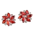 thumbnail image 1 of Milaget 2 Pcs Elegant Rhinestone Clips s Jewelry Crystal Decoration Buckle Heels Diamond Red, 1 of 6