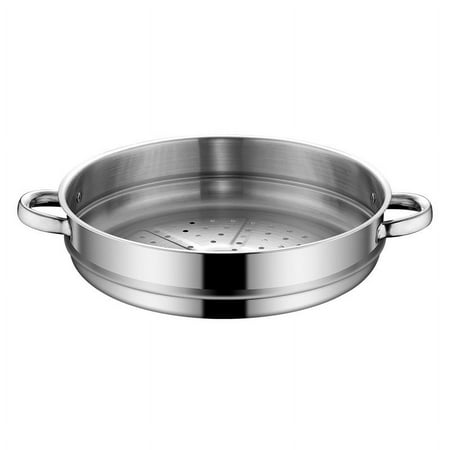 

OUNONA Stainless Steel Steaming Basket Food Steaming Tray Double Handle Food Steamer Rice Steamer