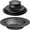 Black, variant on 2PCS Kitchen Sink Drain Strainer and Kitchen Sink Stopper, Drain Catcher and Drain Cover for Kitchen Sink, Plug for Standard 3-1/2 Inch Garbage Disposal Sink Drain Black