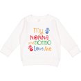 thumbnail image 2 of Inktastic My Nonna and Nonno Love Me Grandchild Toddler Sweatshirt, 2 of 4
