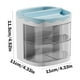 thumbnail image 3 of Armario de escritorio, caja de almacenamiento, estante pequeño, organizador de oficina, almacenamiento vertical, metal resistente, diseño de 2 niveles, para dormitorio,Wsvlmg, 3 of 9