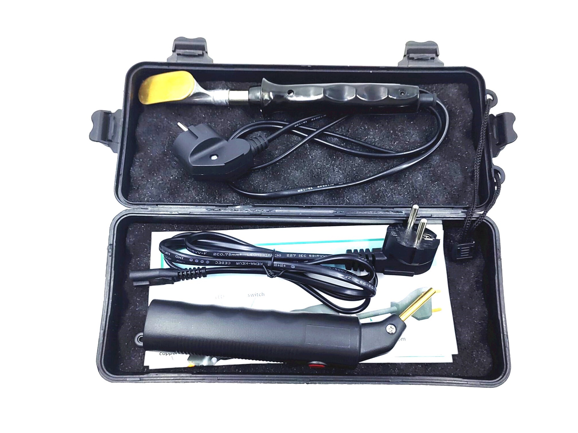 Plastic Repair Gun Hot Plastic Stapler Repair Bumper Weld Gun Plastic Welder Hot Melt Welding Nail Repair Soldering Iron Staples
