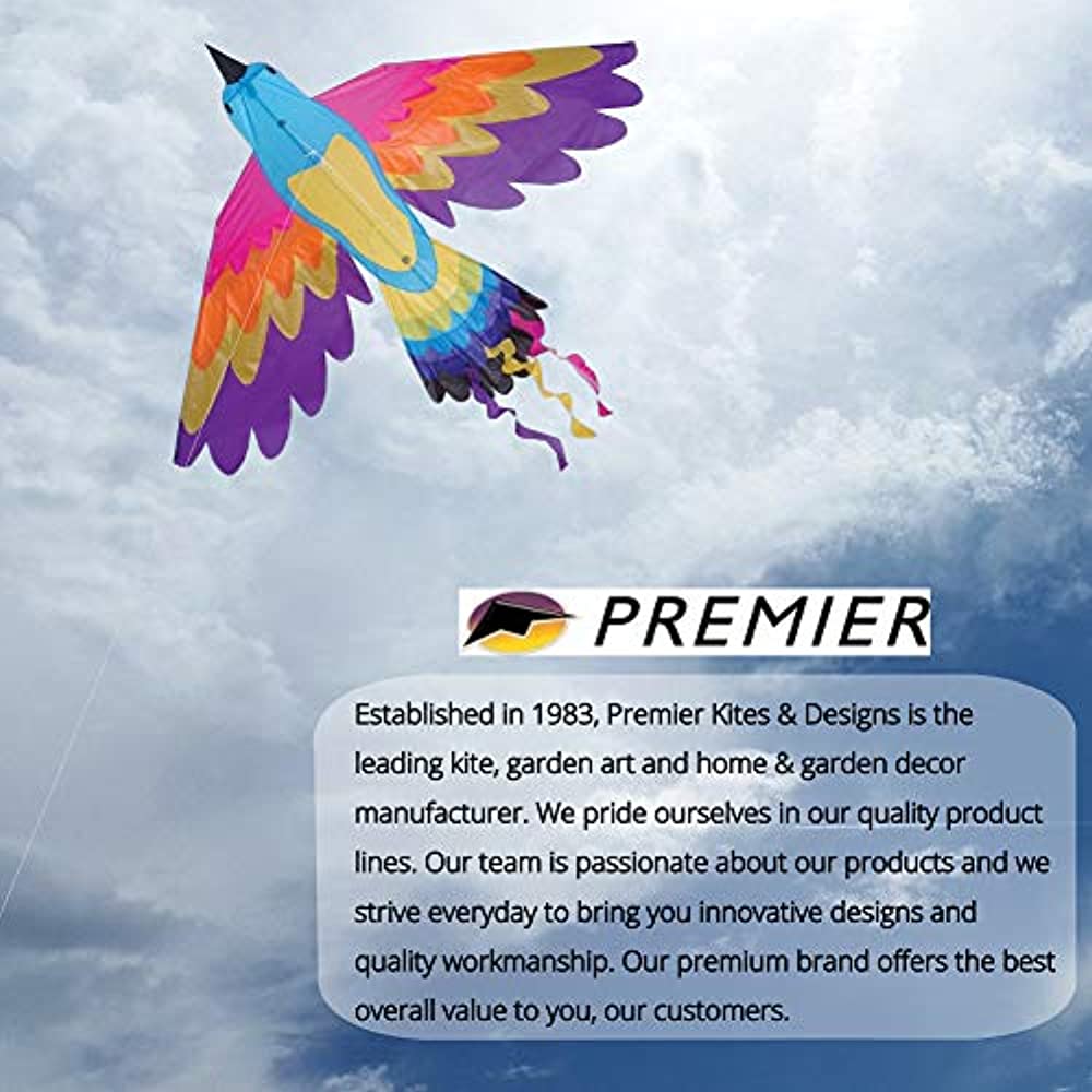 Paradise Bird Kite - 70 x 36 in, 300 ft Tested Line & Winder by Premier Kites