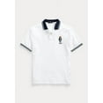 thumbnail image 4 of Polo Ralph Lauren WHITE HERITAGE BEAR Men's Classic Fit Polo Shirt, US Small, 4 of 4