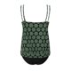 thumbnail image 4 of Trajes de Baño de Corte Alto para las Mujeres sin Mangas Impresión Push-Up Traje de Baño Acolchado Conjuntos de Blusa, Trajes de Baño de Cintura Alta para las Mujeres, 4 of 5