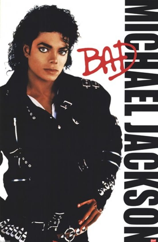 michael jackson bad album art hd