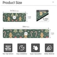 thumbnail image 3 of Yayeee Faucet Mat for Kitchen Sink 30" Diatomite Long Splash Guard Pad, Christmas Gingerbread, 3 of 7