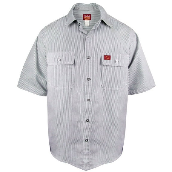 Bailey's Logger Wear Short Sleeve Button Hickory Shirt, Regular - 2X-Large
