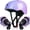 Lavender, variant on Kids Bike Helmet Set with Knee Pads Elbow Pads Wrist Guards, Adjustable Helmet for Boys Girls Bicycle Scooter