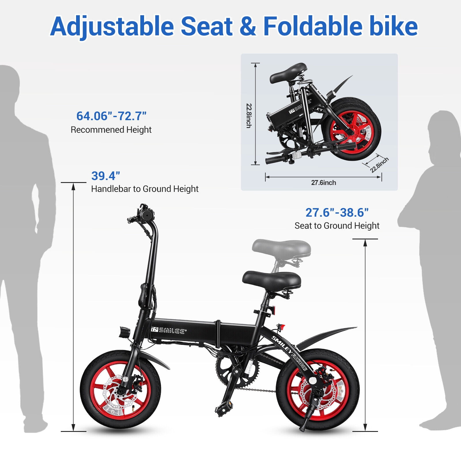 350W Folding EBike, Lightweight Electric Bike Pedals Vietnam Ubuy