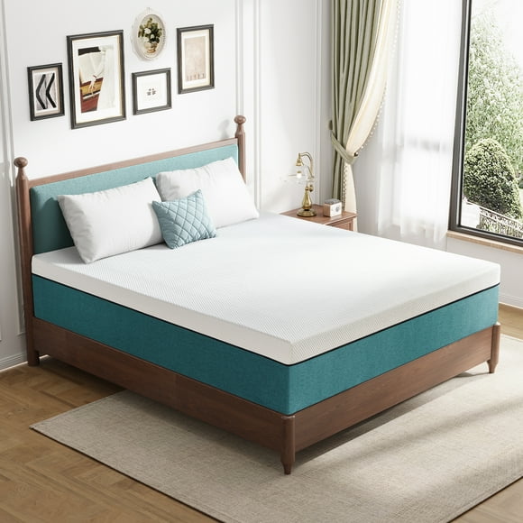 GELBIY 8 inch Queen Mattress, Gel Memory Foam Mattress with CertiPUR-US Certified Mattress in a Box, Pressure Relief & Medium Firm Mattress for Kid Adults