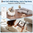 thumbnail image 6 of Memoryfield Open-Top Self Cleaning Cat Litter Box with App Control, Safety Sensors, Odor Control, Bags, Beige, 6 of 9