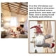 thumbnail image 5 of Moyic Cortina de Navidad hebilla Tieback lindo bosque hombre Tiebacks con sombrero largo felpa gancho sujetador abrazadera ventana decoración hogar Kits de decoración para fiestas Blanco Moyic HA070332-02, 5 of 6