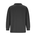 thumbnail image 6 of Tauxra Men's Long Sleeve Pullover Top, Breathable Casual Shirt for Daily Wear, Versatile and Comfortable Long Sleeve Shirt for Men, 6 of 7