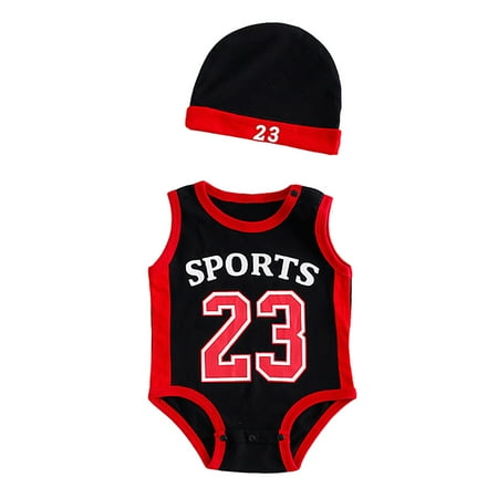

Toddler Boys Bodysuit Cartoon Printed Sleeveless Cap Exercise 2 PCS Newborn Kids Children Cartoon Fashion Outwear Streetwear Spring Summer Rompers Jumpsuits