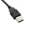 thumbnail image 3 of FVH Mini USB B Type 5pin Male Right Angled 90 Degree to USB 2.0 Male Data Cable with Ferrite 3.0m, 3 of 7
