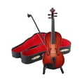 thumbnail image 1 of liraijei Modèle de Violon Miniature en Bois, Modèle d'Instrument de Musique Mini Réplique L6 K2F9, 1 of 1