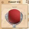 thumbnail image 5 of Pelota rodante interactiva para perros, juguete inteligente automático con ruedas, pelota eléctrica para perros y gatos, color rojo, 5 of 5