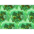 thumbnail image 1 of Ahgly Company Machine Washable Indoor Rectangle Transitional Green Area Rugs, 7' x 9', 1 of 7