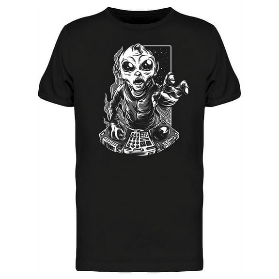 Dj Alien  T-Shirt Men -Image by Shutterstock, Male x-Large