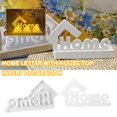 thumbnail image 2 of Silicone HOME Letter with House Insert Decoration mold✨✨✨ U5F6, 2 of 8