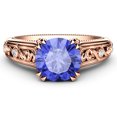 thumbnail image 2 of Filigree Milgrain Tanzanite Engagement Ring, 2 of 4