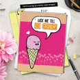 thumbnail image 3 of J2219VDG Jumbo Funny Valentine's Day Card: Ice Cream - With Envelope (Extra Large Version: 8.5'' x 11''), 3 of 5