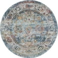thumbnail image 3 of Traditional Area Rug (7'10'' Round) Oriental Cream, Gray Indoor Round Easy to Clean, 3 of 5
