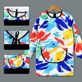 thumbnail image 3 of Tiijoy Kids Waterproof Painting Apron with Front Pocket Long Sleeves Art Smock, Sizes 5-7, 3 of 4