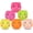 Pig Balls, variant on Squeaky , Latex Toys for Puppy and Small Dogs, Piggy Squeaky Balls Rubber Soft Chewing Durable Fetch Play for Pug (6 PCS)...