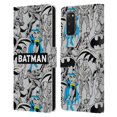 thumbnail image 1 of Head Case Designs Officially Licensed Batman DC Comics Vintage Fashion Patterns Leather Book Wallet Case Cover Compatible with Samsung Galaxy S20 / S20 5G, 1 of 6