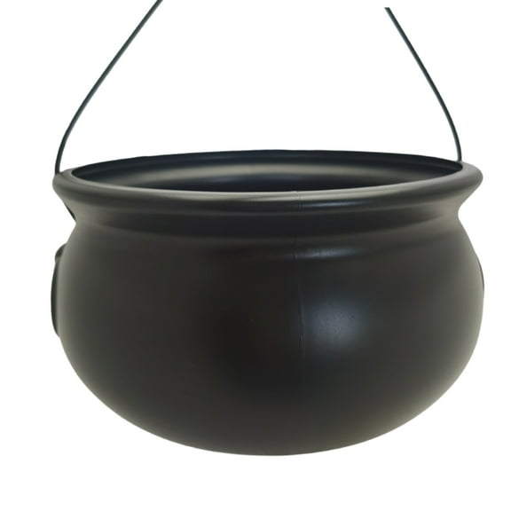 TRINGKY Oversized Witches Cauldron Kettle Candy Container 12" Sweets Bowl Bucket Party Accessories and Decoration