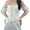White, variant on qolati Women Corset Tops Lace Sleeveless Strapless Crop Tank Top Medieva Halloween Lace Up Bustier Shapewear Top White L