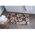 thumbnail image 5 of Transitional 2x3 Area Rug (2' x 3') Floral Black, White Indoor Scatter Easy to Clean, 5 of 5