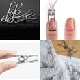thumbnail image 2 of Paquete De 40 Pinzas Para Ropa De Acero Inoxidable Pinzas Para Tendedero Para Colgar Ropa De Acero Inoxidable Pinzas Para Tendedero Pinzas Para Tendedero Pinzas Para Tarjetas Fuertes Clips De Metal Cl, 2 of 5